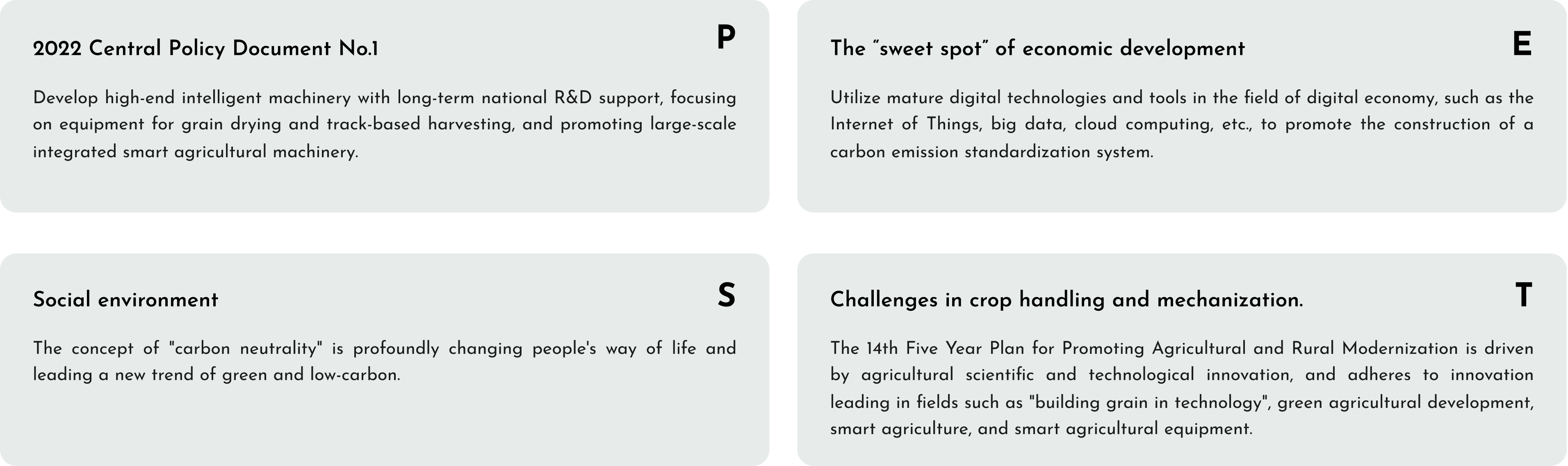 PEST analysis