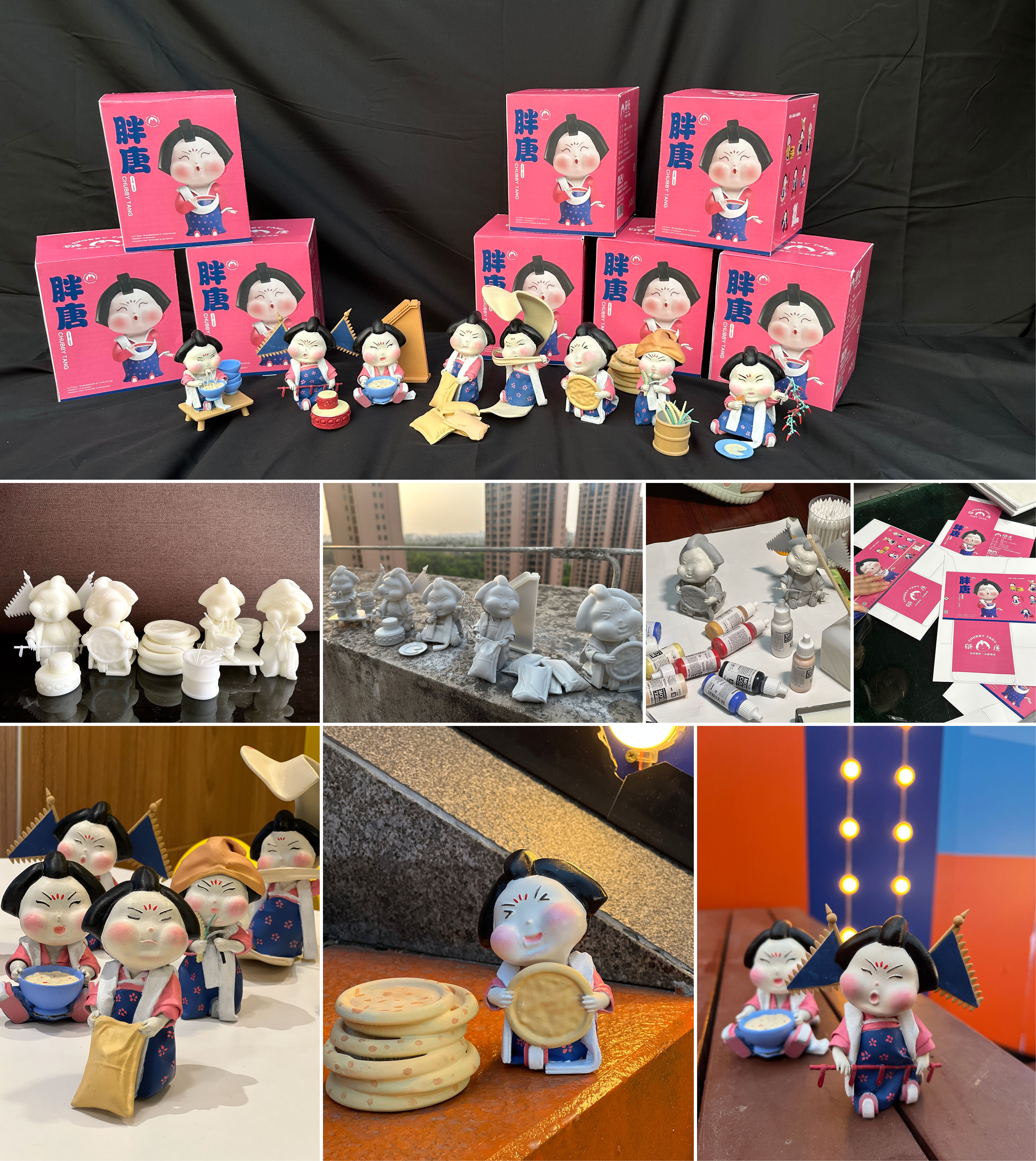 3D printed models